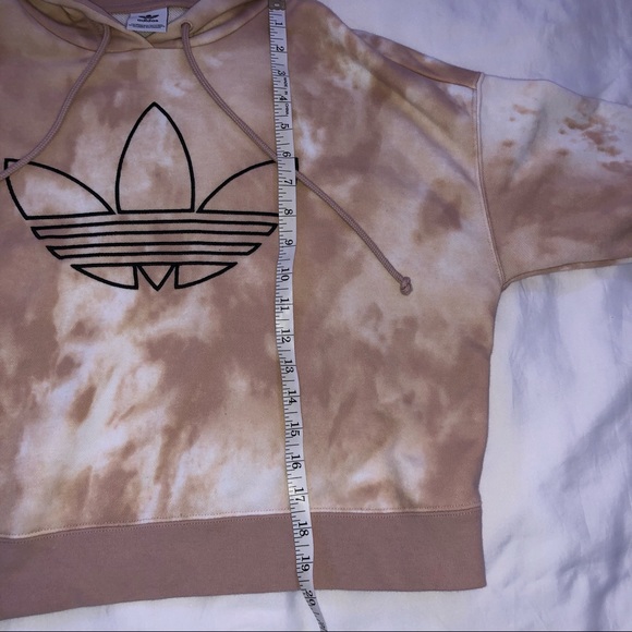 NWOT Adidas tie-dye crop hoodie medium (SOLD) - Picture 4 of 4